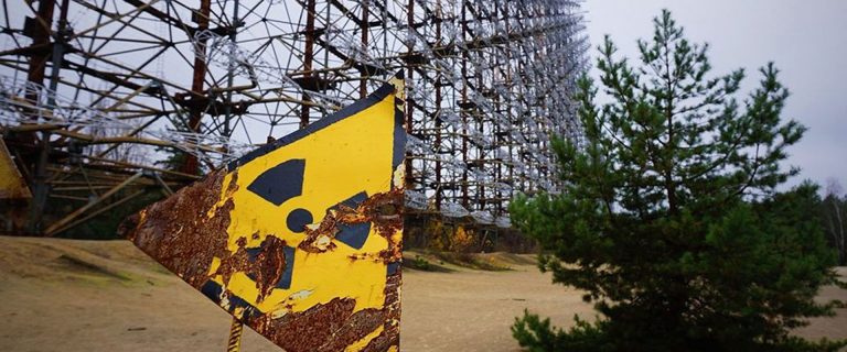 Soviet-era radar system in Chernobyl